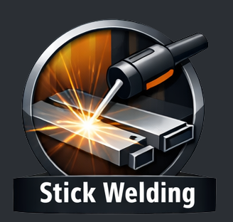 Stick welding icon